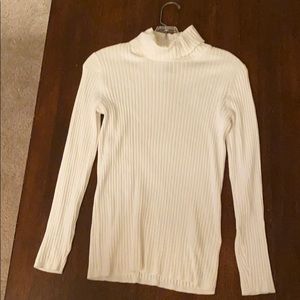 Cream turtleneck